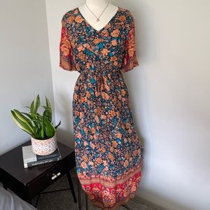 Pretty Garden Pattern Dress